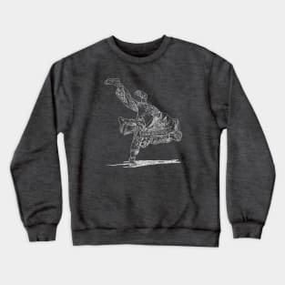 Judo Throw - Light on Dark Crewneck Sweatshirt